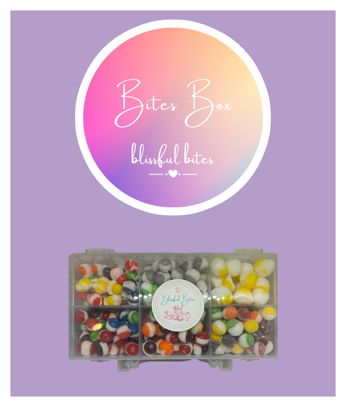 Freeze Dried Bites Box (Skittles, Lemon Heads, SweetTarts)